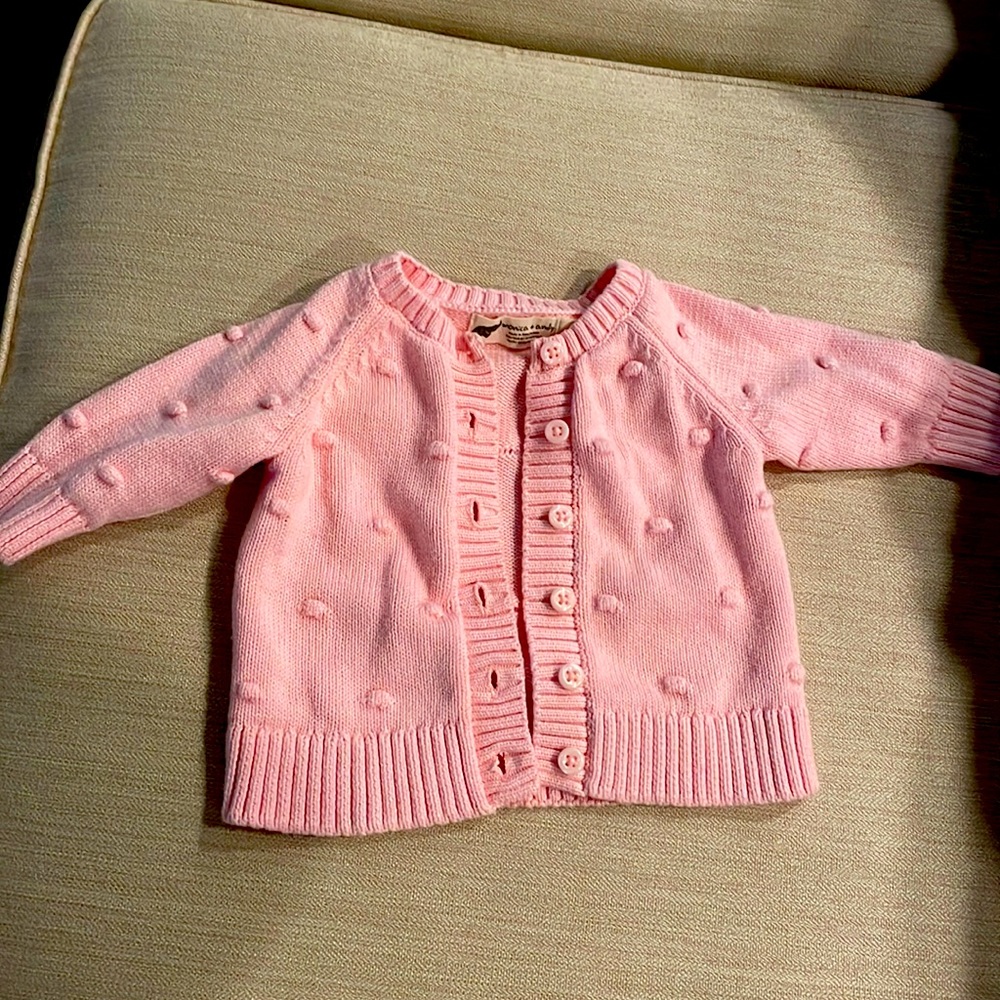 Baby girl pink sweater